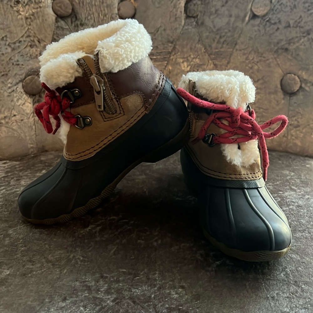 Sperry Alpine Saltwater Boot | TAN | Toddler 10M